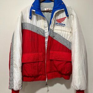 Vintage Honda Racing Team Jacket Mens Size XL